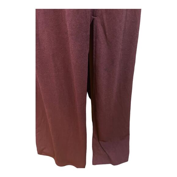 Birdy Grey Cold Shoulder Floor Length Crepe Dress in‎ Cabernet L (Dev) NWT - Picture 6 of 14